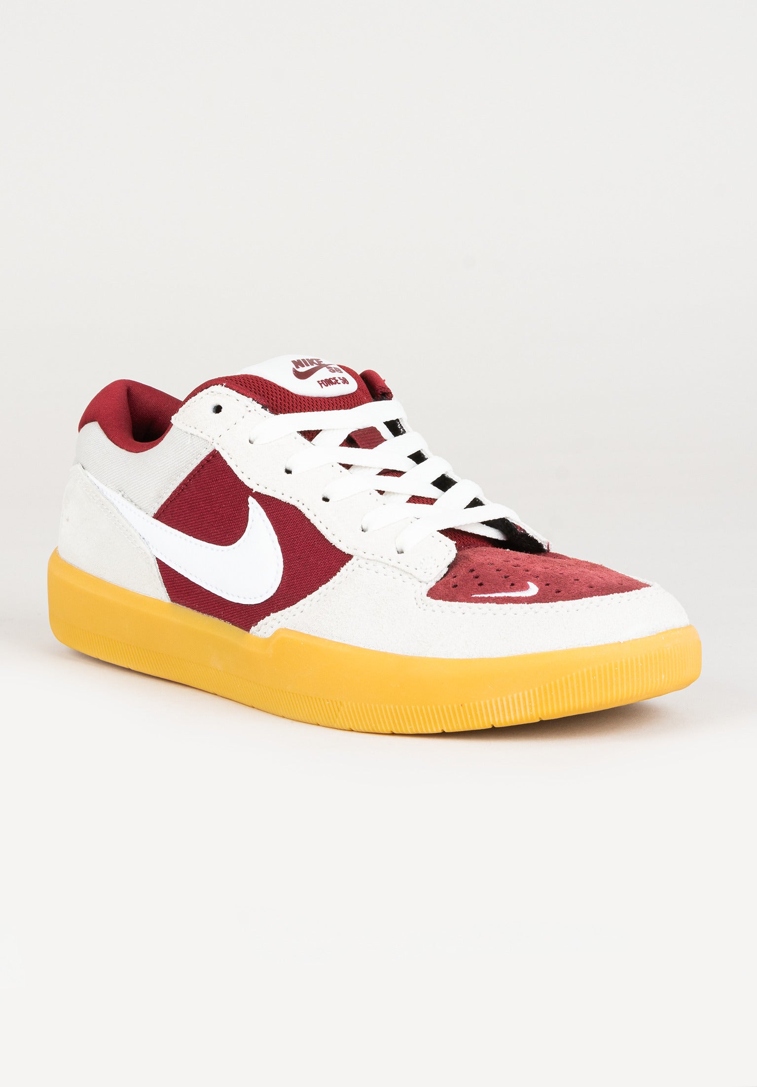 Force 58 Nike SB Mens Shoes in teamred-white-summitwhite for men