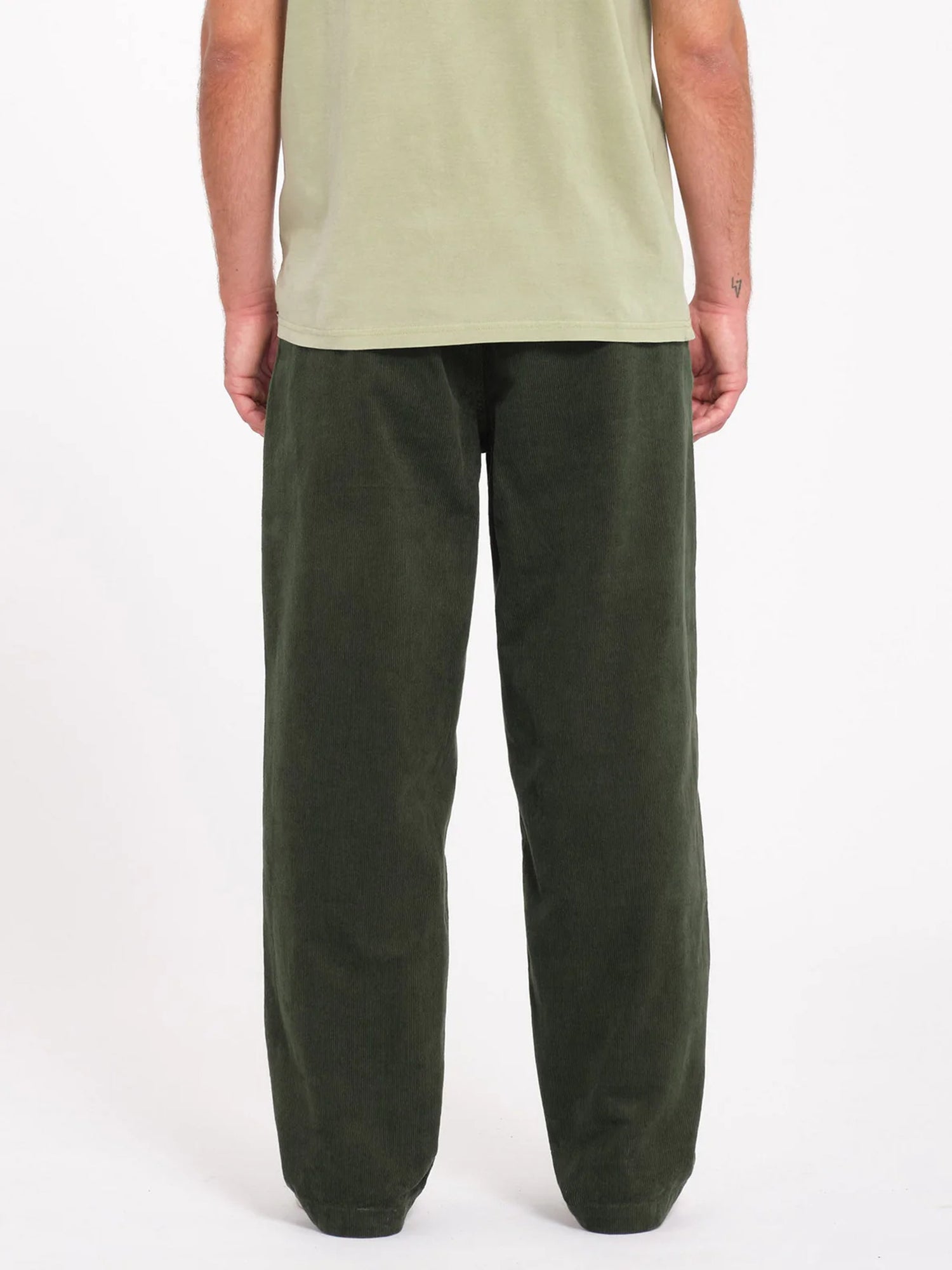 Frickin Loose Tapered Cord squadrongreen Rueckenansicht Zoom Image