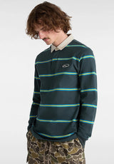 Gatewood Rugby Stripe Ls greengables Vorderansicht