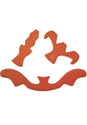 Geo Helmet Pad Kit HS orange Vorderansicht