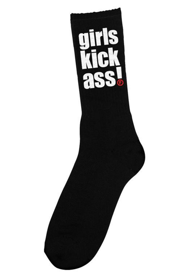 Girls Kick Ass black Vorderansicht