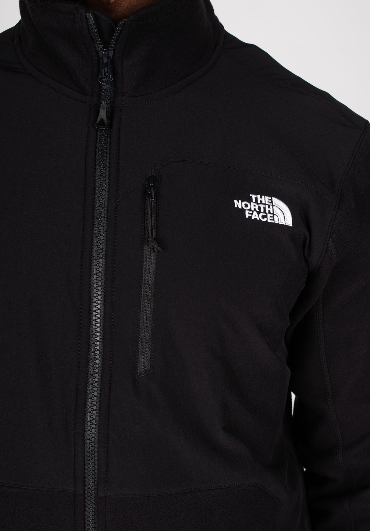 Glacier Pro Full Zip tnfblack Closeup1