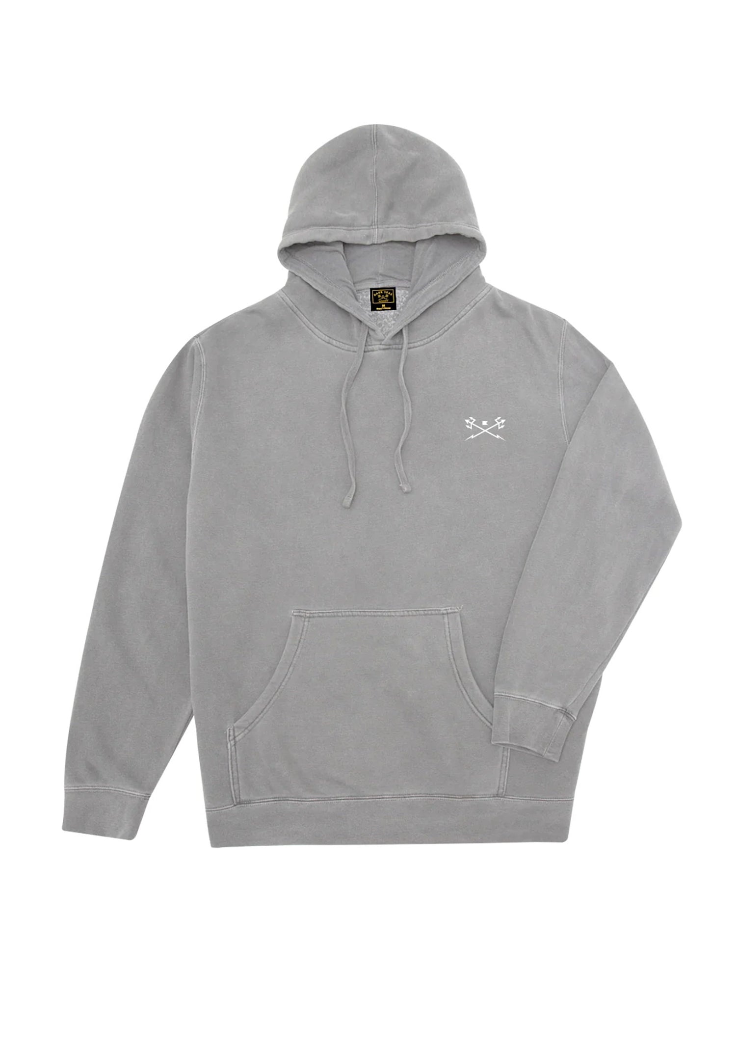 Go-To- Pigment Pullover Fleece grey Vorderansicht Zoom Image