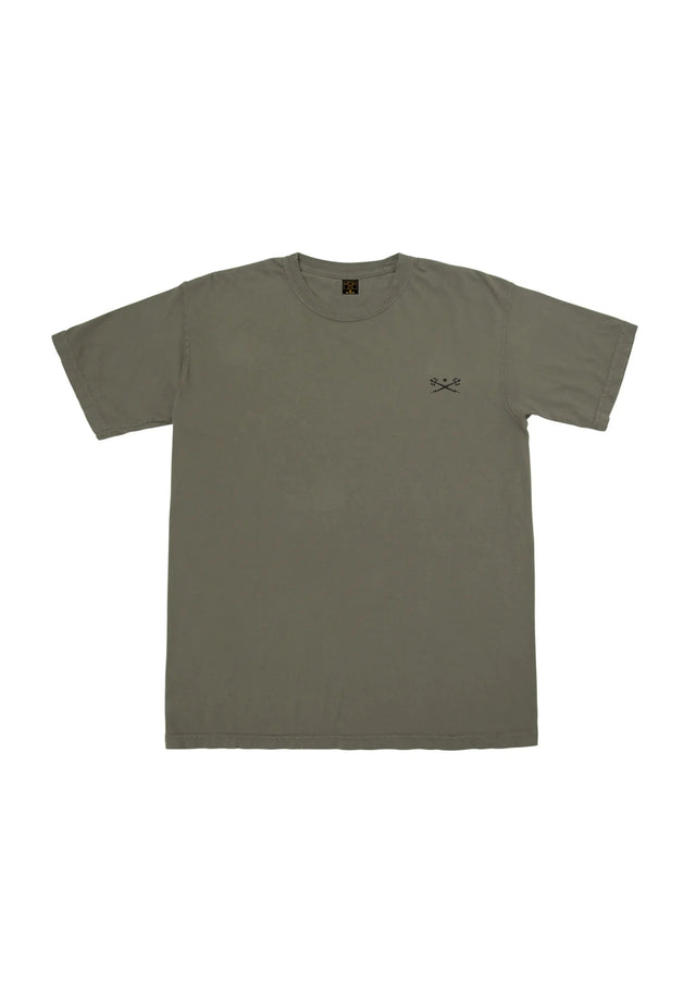Go-To-Tee Pigment Dyed Tee ivy-green Vorderansicht