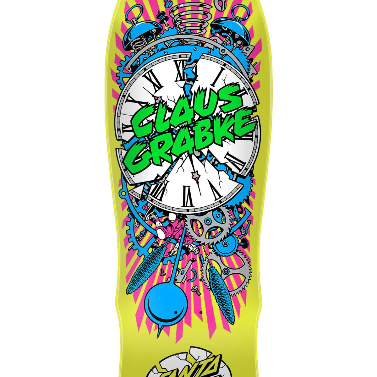 Grabke Exploding Clock Reiusse Santa-Cruz Deck in multicolored – TITUS