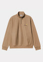 Half Zip American Script peanut Vorderansicht