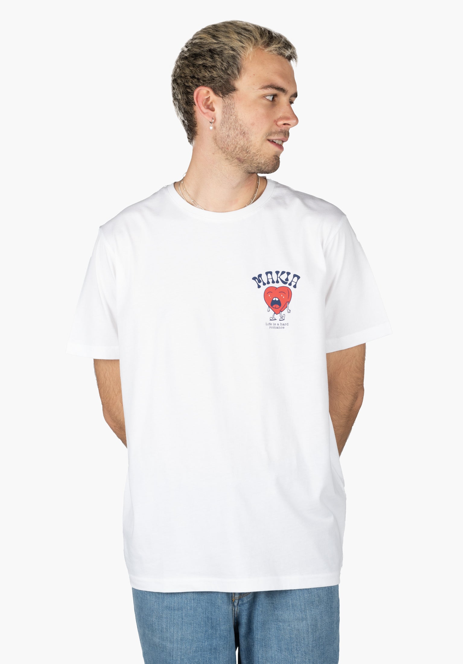Heartache Makia T Shirt in white for Men TITUS