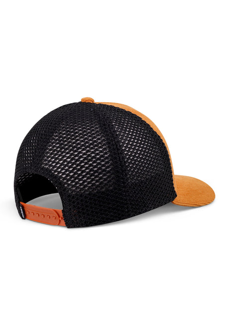 HFT Casual Cord`n Mesh cognac-black Closeup1
