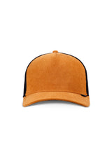 HFT Casual Cord`n Mesh cognac-black Rueckenansicht