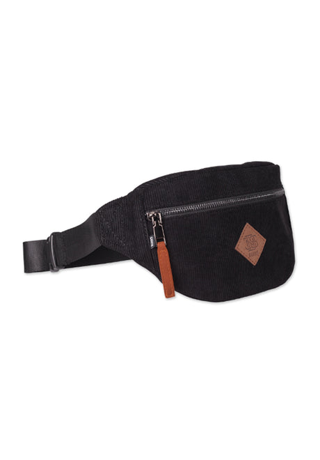 HipBag Corduroy black Rueckenansicht