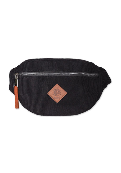 HipBag Corduroy black Vorderansicht