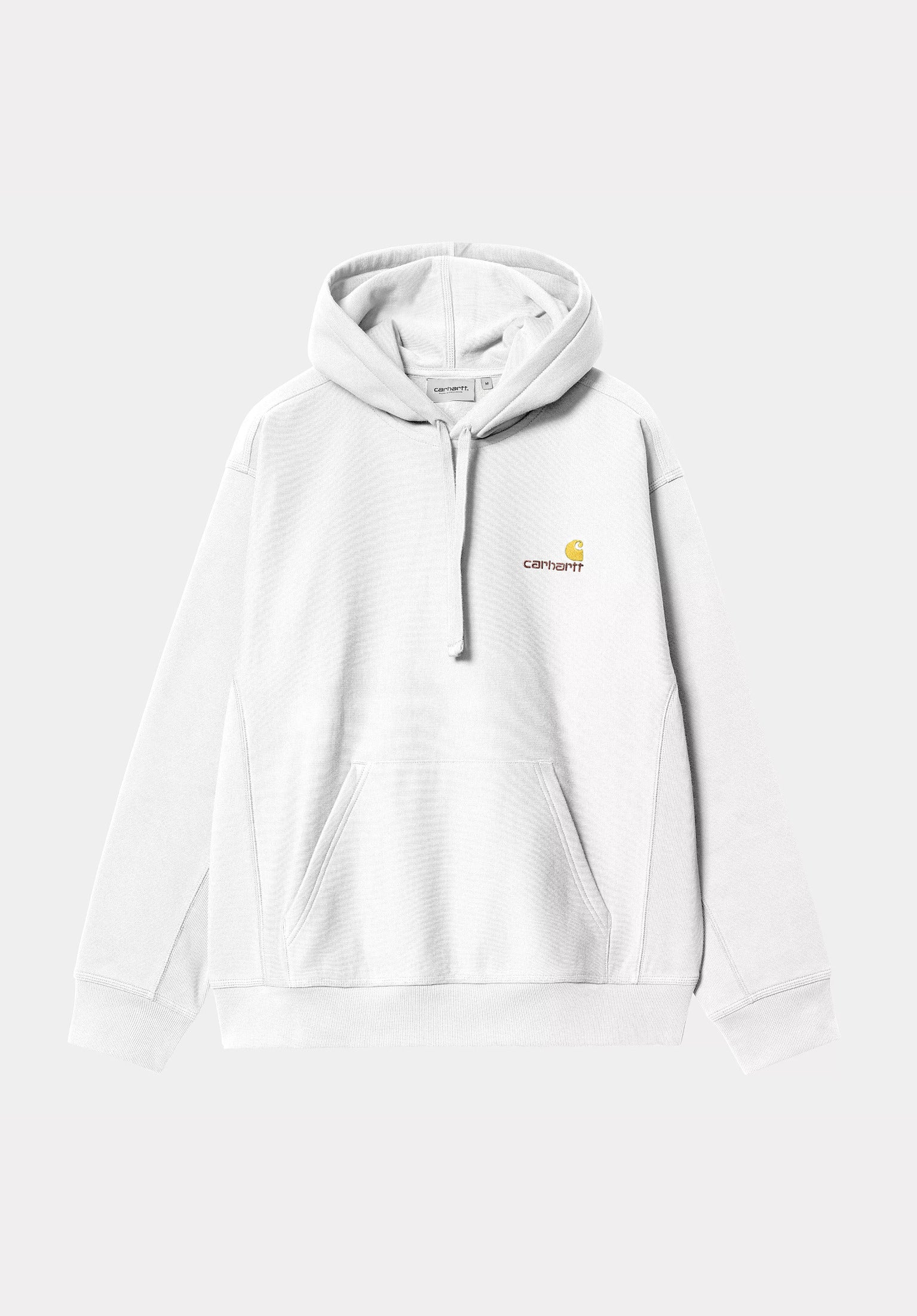 Hooded American Script Carhartt WIP Hoodie in white for men – TITUS