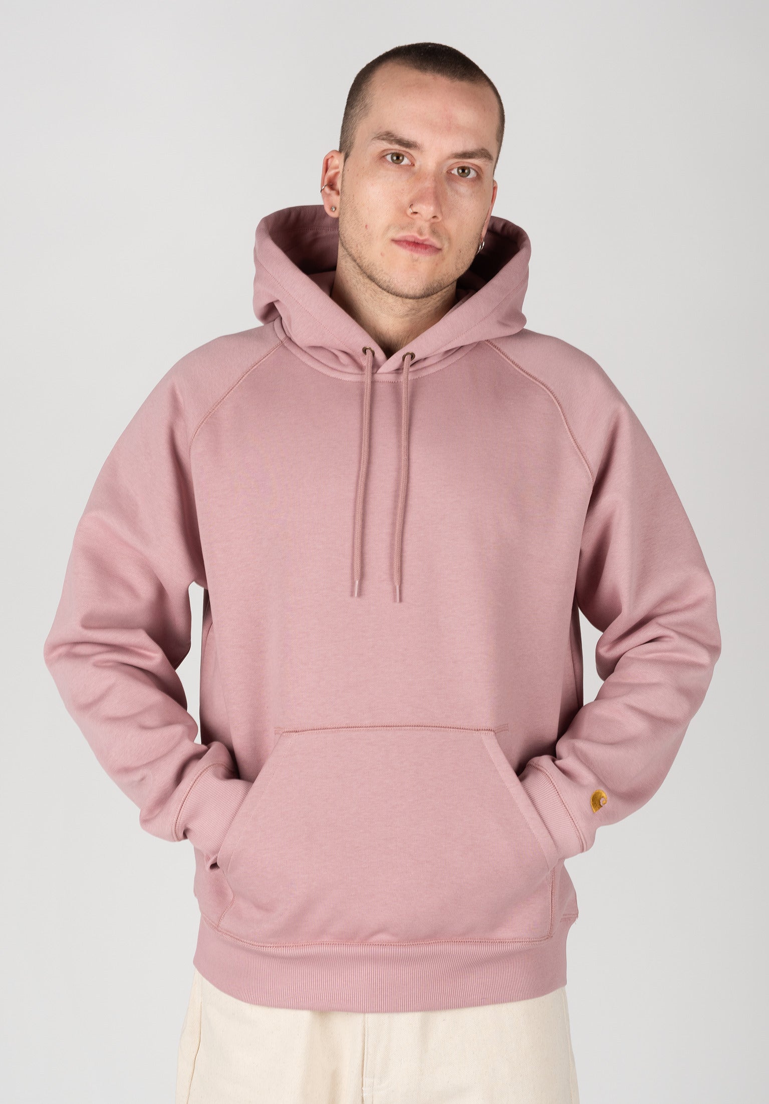 Hooded Chase Carhartt WIP Hoodie in glassypink gold for c TITUS
