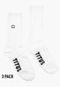 HXGN Icon Socks 3 Pack white Vorderansicht