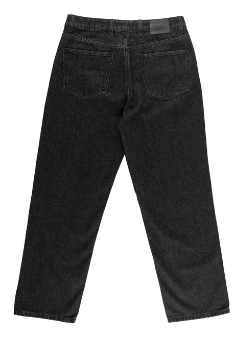 Immortal Loose Straight Leg Denim washed black Rueckenansicht
