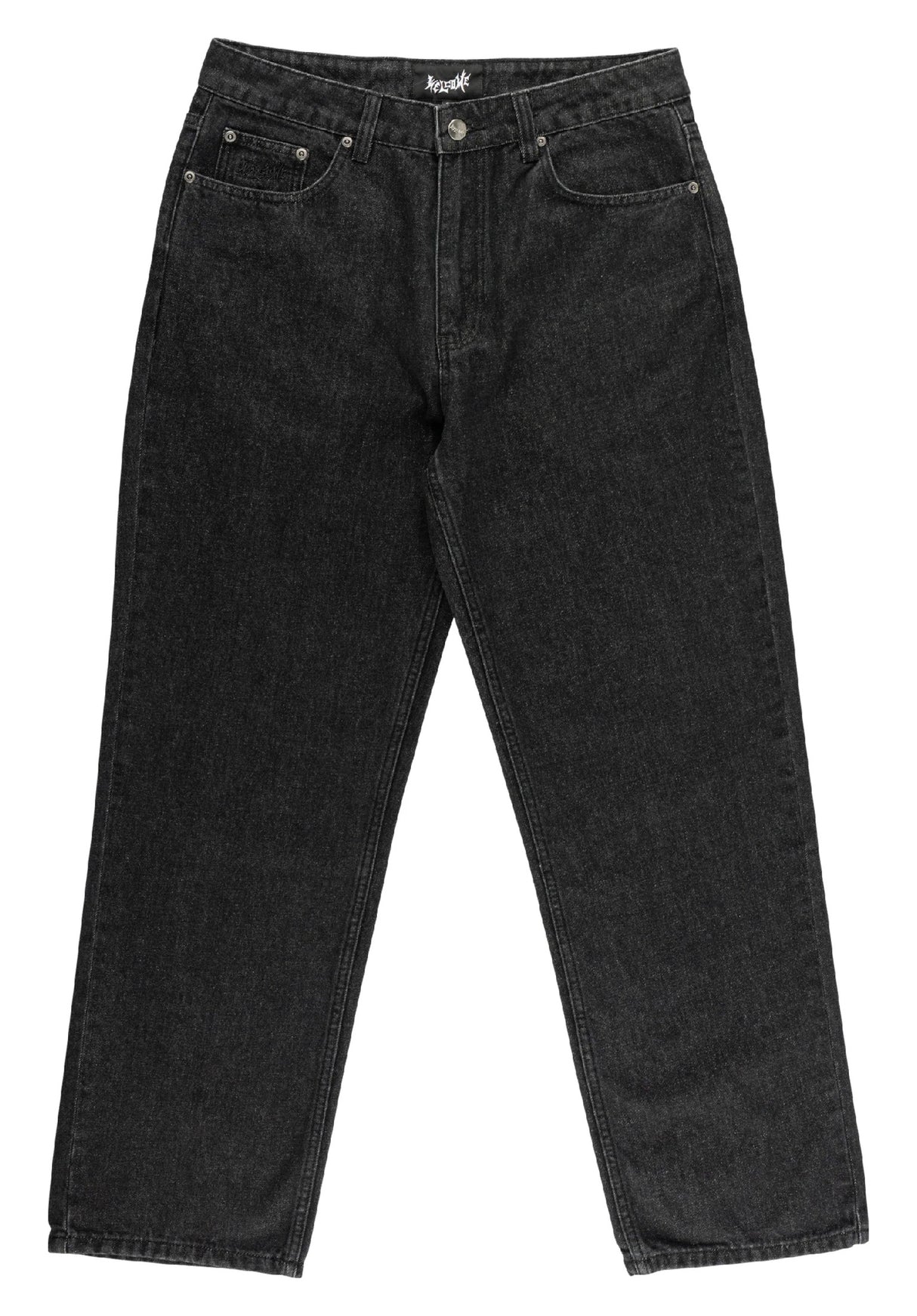Immortal Loose Straight Leg Denim washed black Vorderansicht