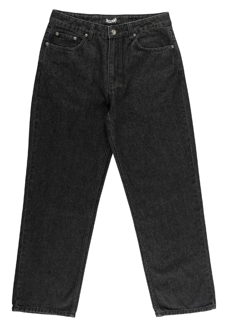 Immortal Loose Straight Leg Denim washed black Vorderansicht
