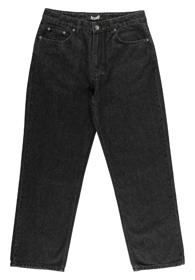 Immortal Loose Straight Leg Denim washed black Vorderansicht