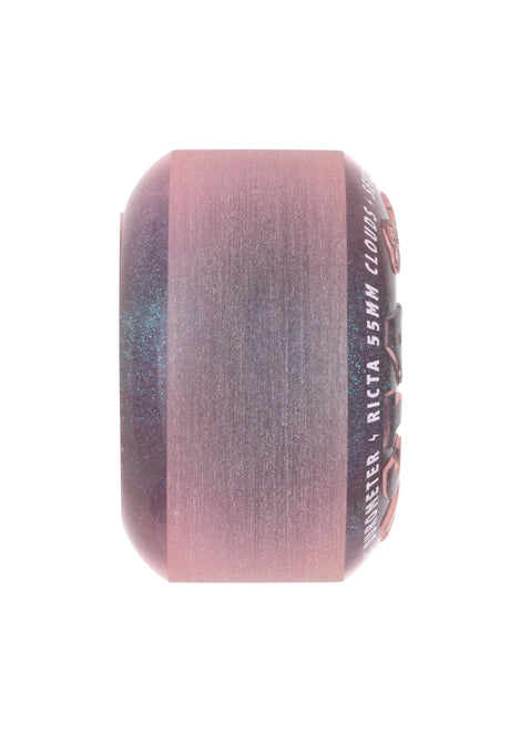 Iridescent Clouds 78a pink glitter Closeup1