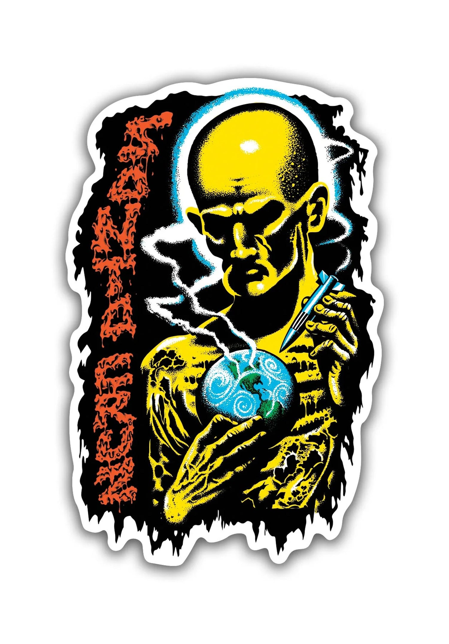 Kendall Atomic Vinyl Sticker multicolored Vorderansicht Zoom Image