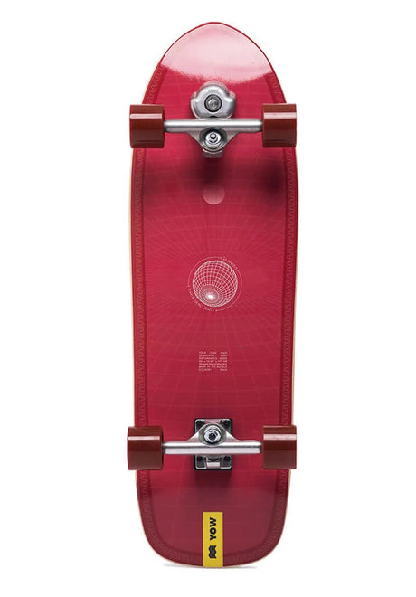 La Santa High Performance Surfskate 33'' red-red-red Vorderansicht