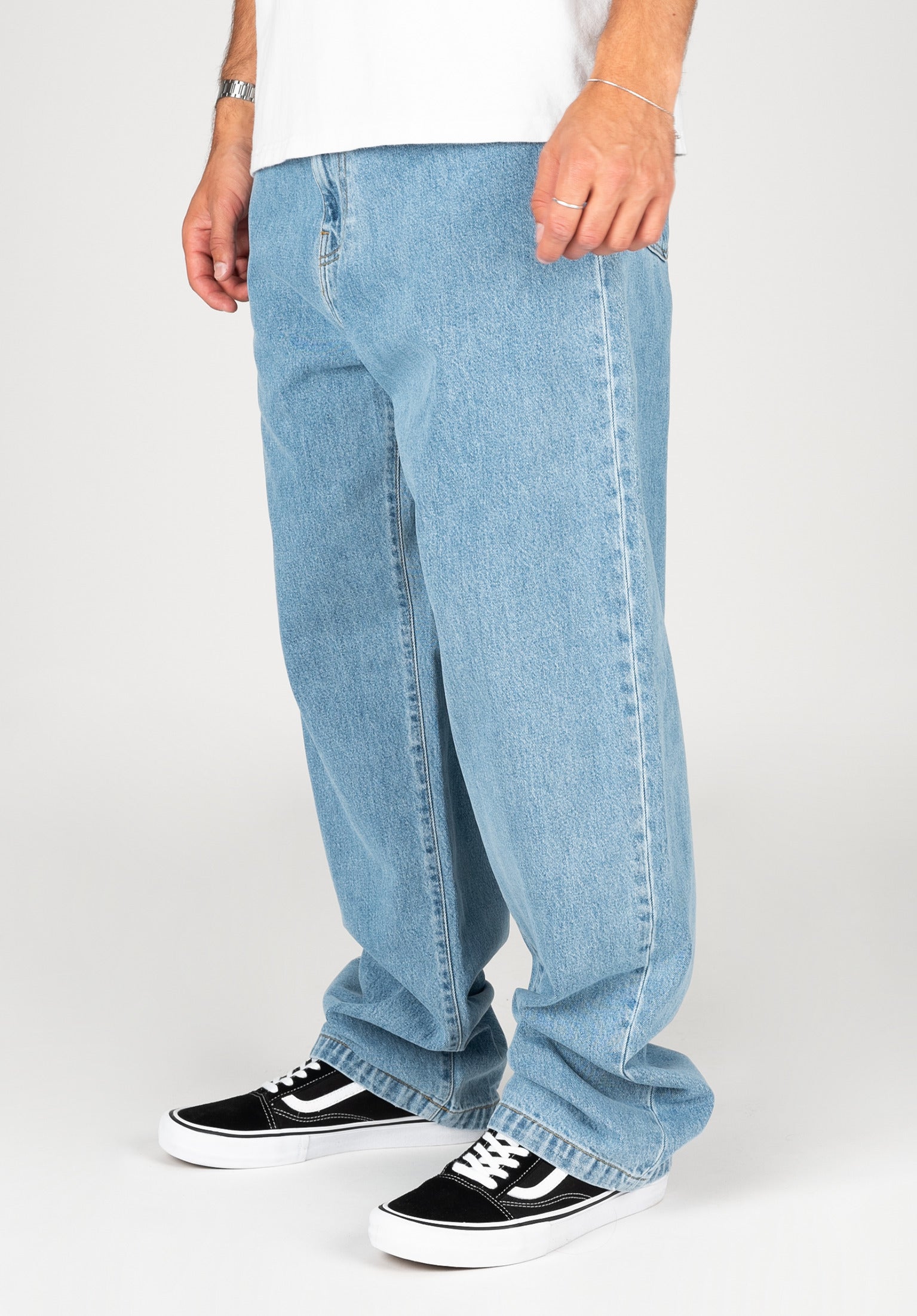 Landon Pant Carhartt WIP Jeans in blueheavystonewash voor mannen