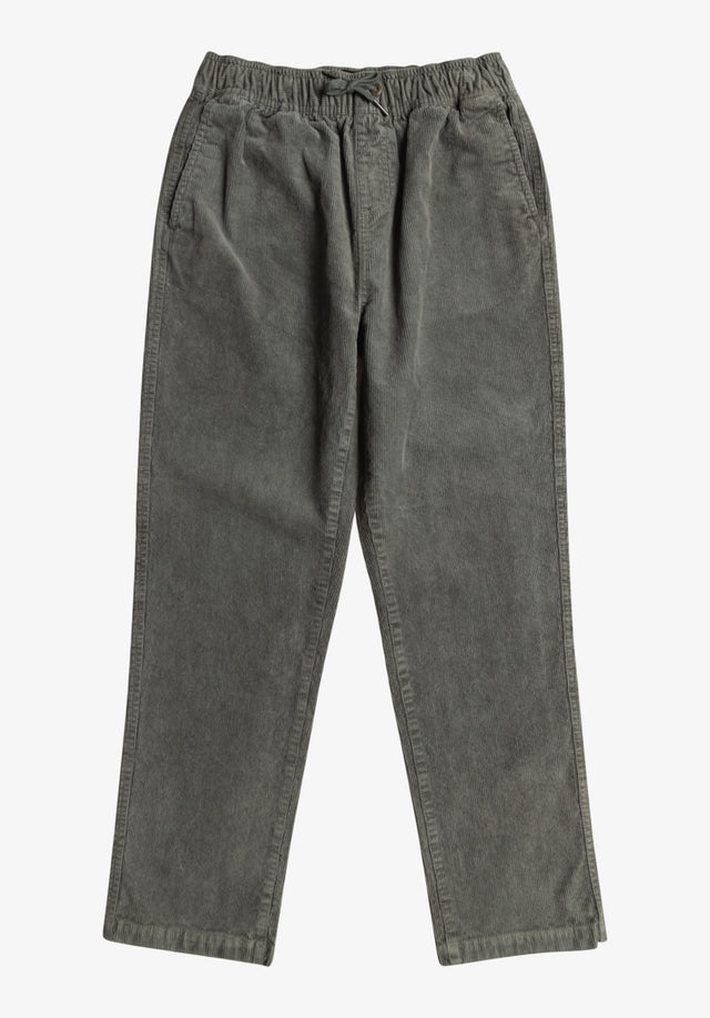 Larry Cord Pant slategreen Vorderansicht