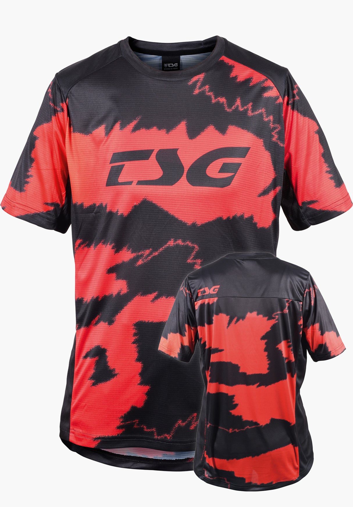 Lava Flow Jesery Women fiery-red black Vorderansicht