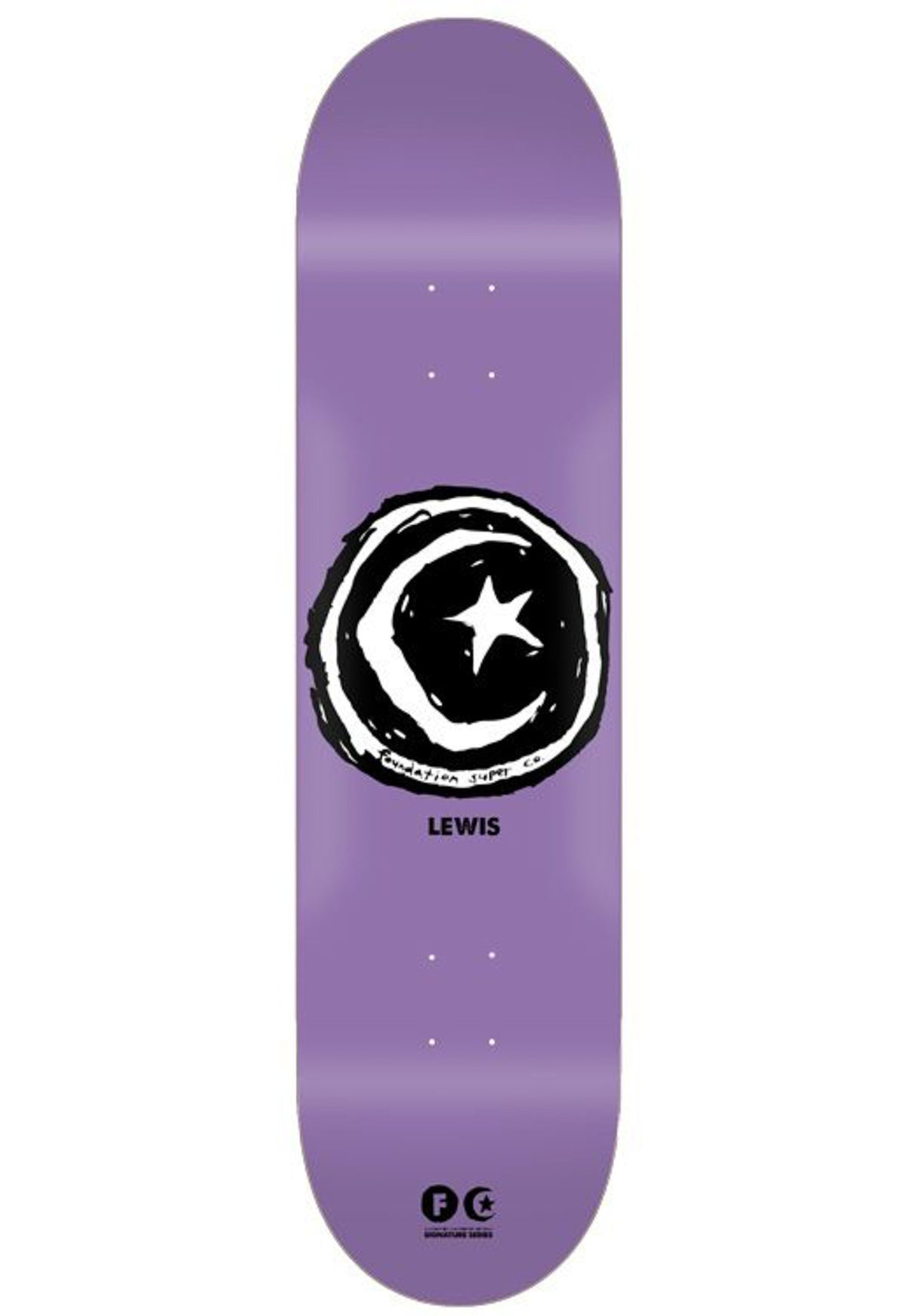 Lewis Signature Star & Moon purple Vorderansicht