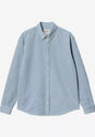 Madison Cord Shirt dustyice-wax Vorderansicht