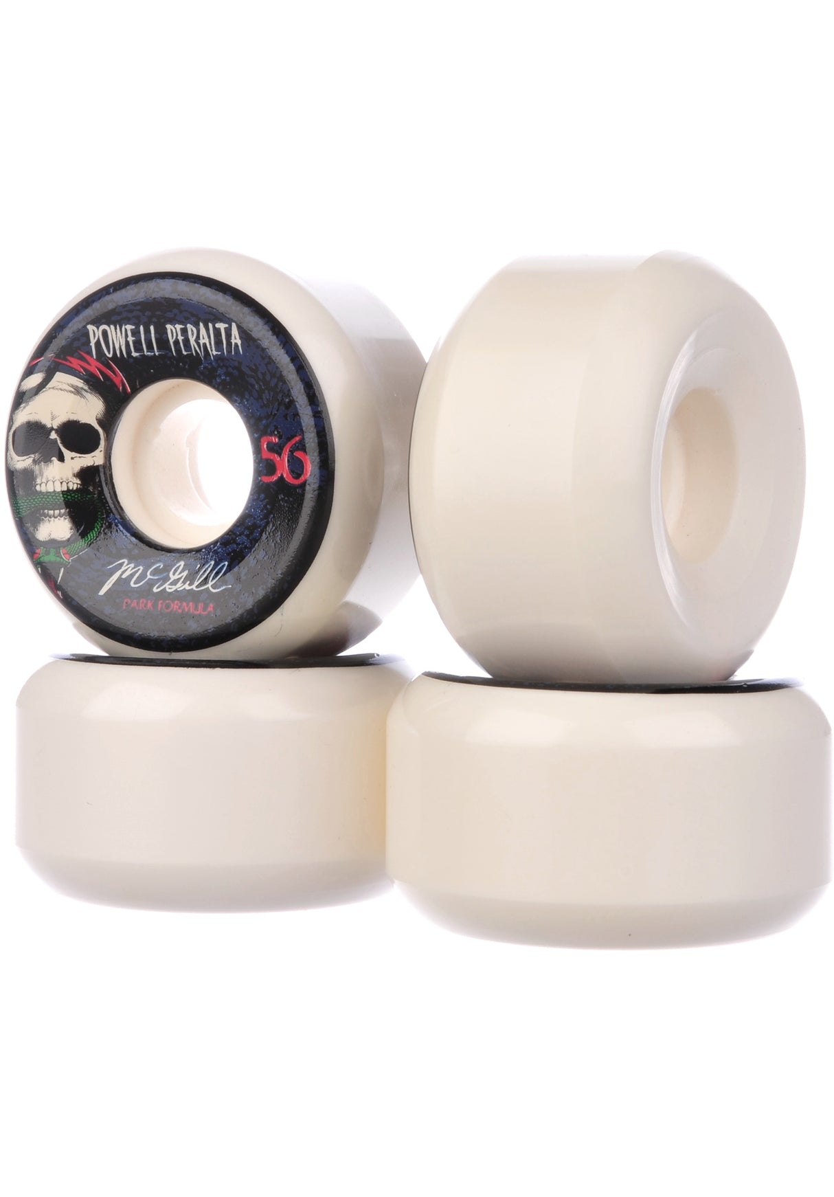 Mc Gill Skull & Snake PF white Oberansicht