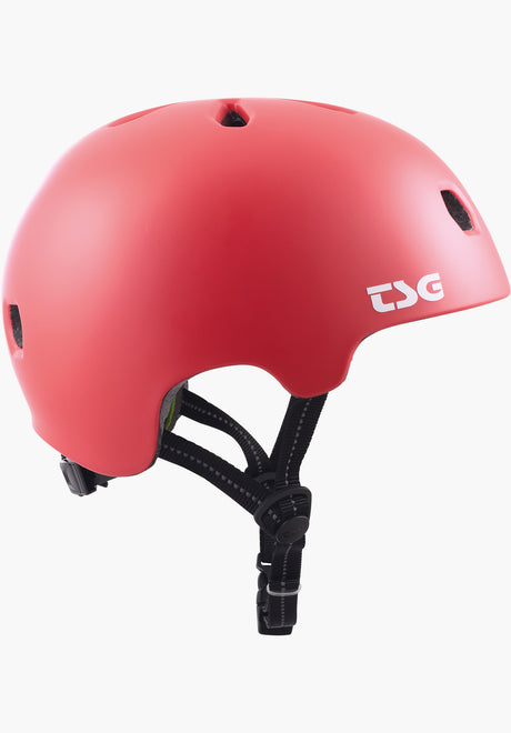 Meta Solid Color satin gentle red Closeup1