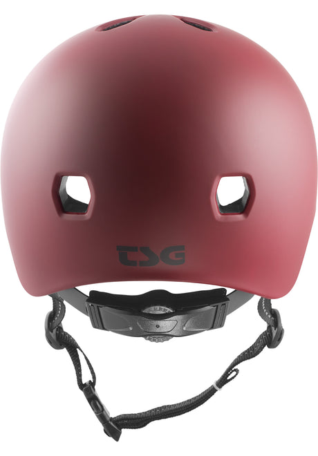 Meta Solid Color satin oxblood Closeup2