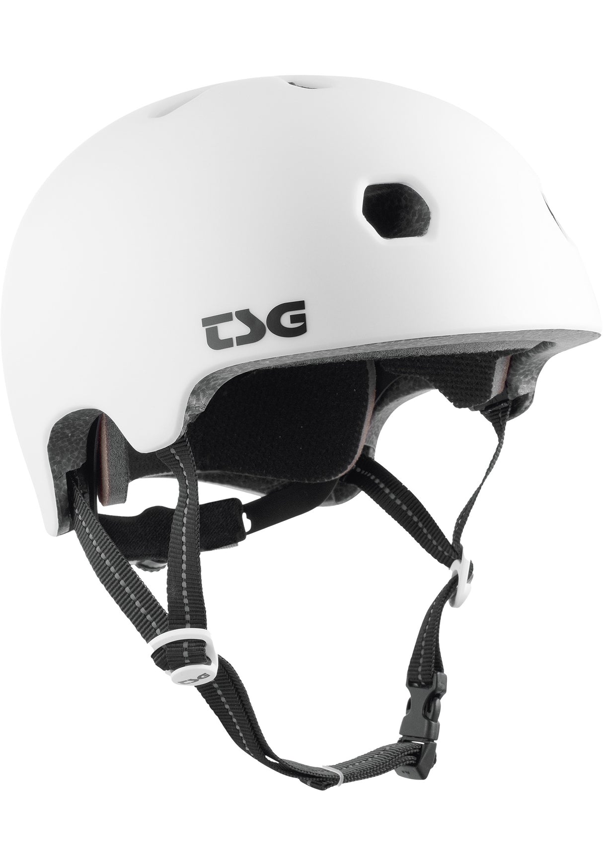 Meta Solid Color satin white Vorderansicht