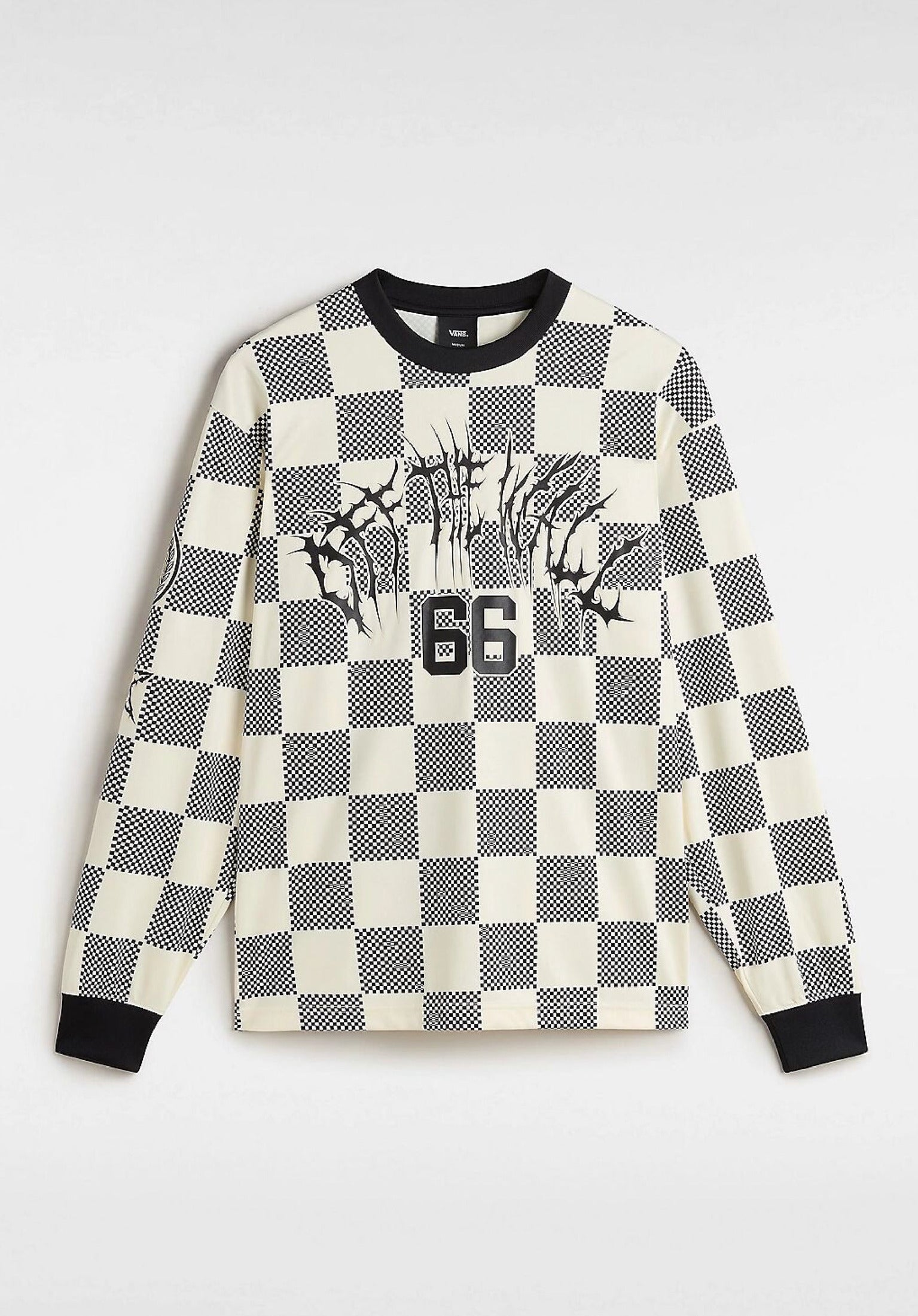 Metal Arch Soccer Knit Vans Sweatshirt in lemon-icing-black for