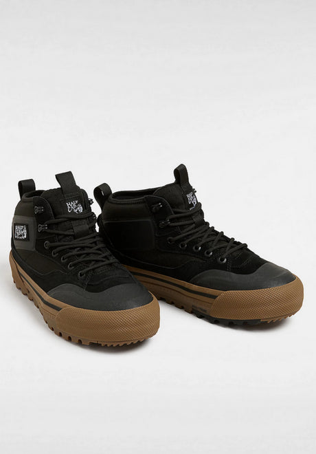MTE Half Cab Gore-Tex black-gum Rueckenansicht