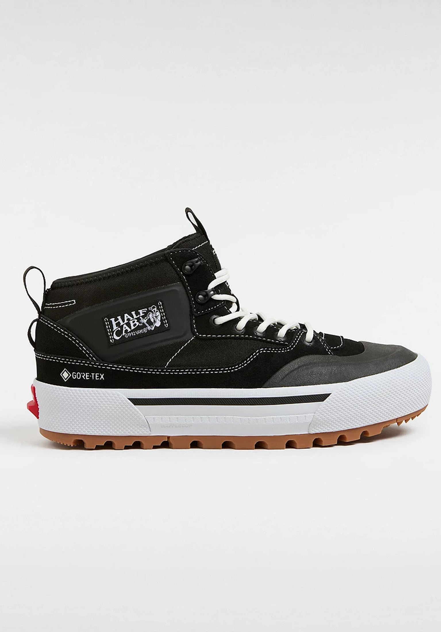 MTE Half Cab Gore-Tex Vans Mens Shoes in black-white for men
