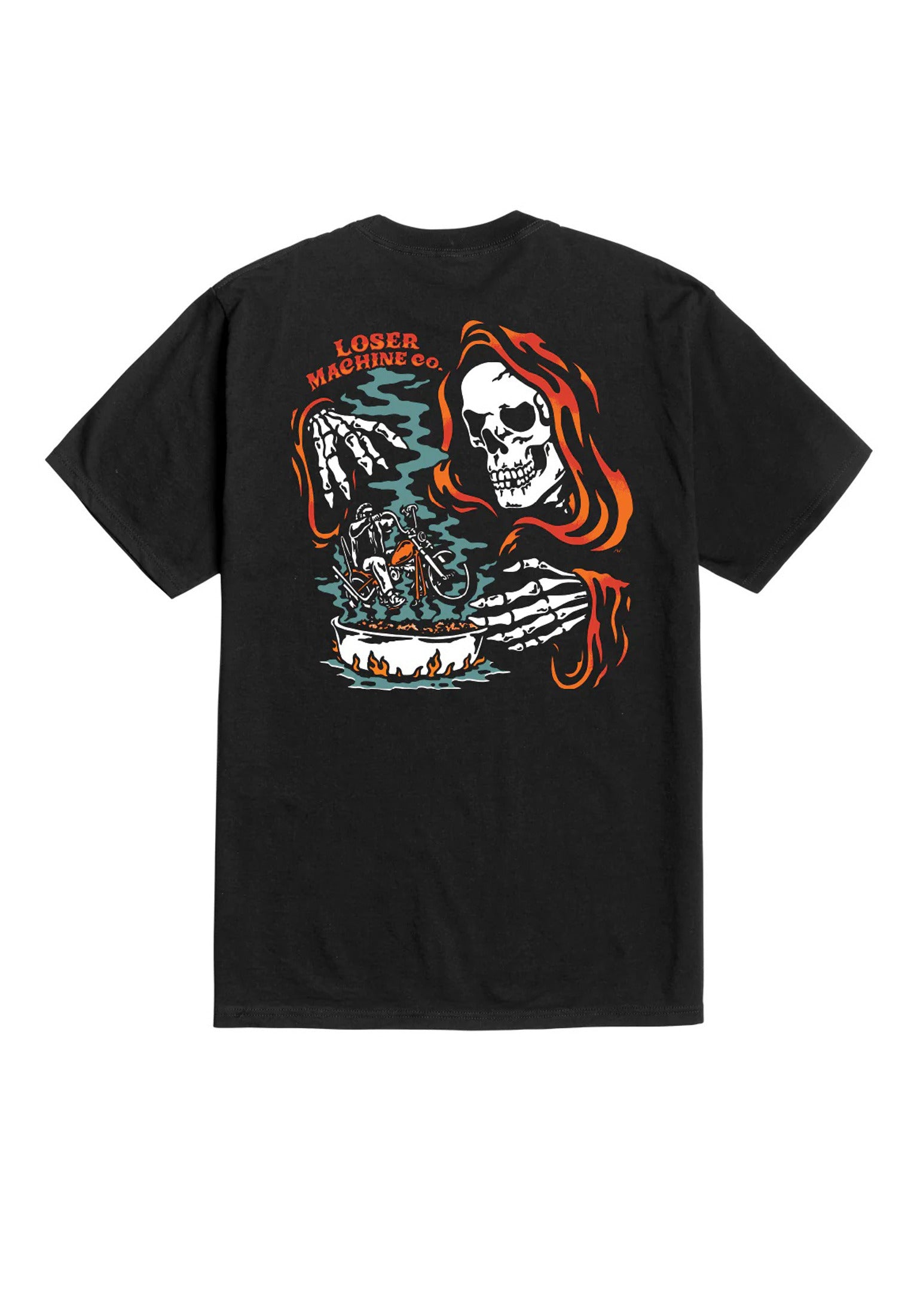 ★BADBLOOD★ MYSTIC SHIELD PRINT RINGER T-SHIRT ScrabbleWhite-