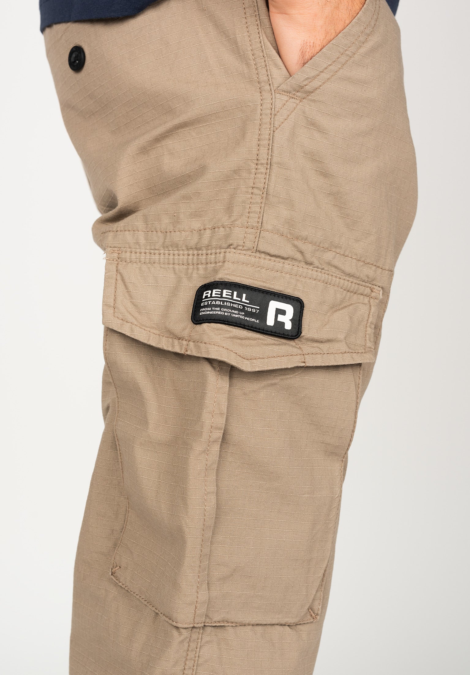 New Cargo Ripstop Reell Cargo-Pants in taupe for men – TITUS