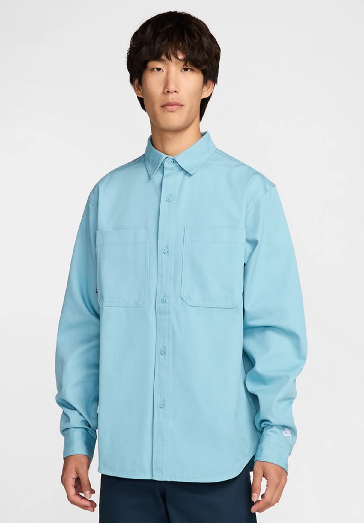 nike sb dress shirt Nike SB Men's Long-Sleeve Button-Up Skate Top