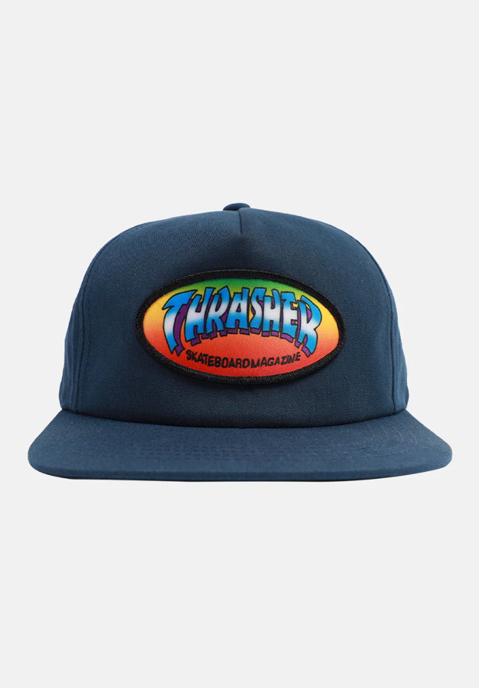 Ninety-Five by Spanky Snapback Thrasher Cap in navy – TITUS