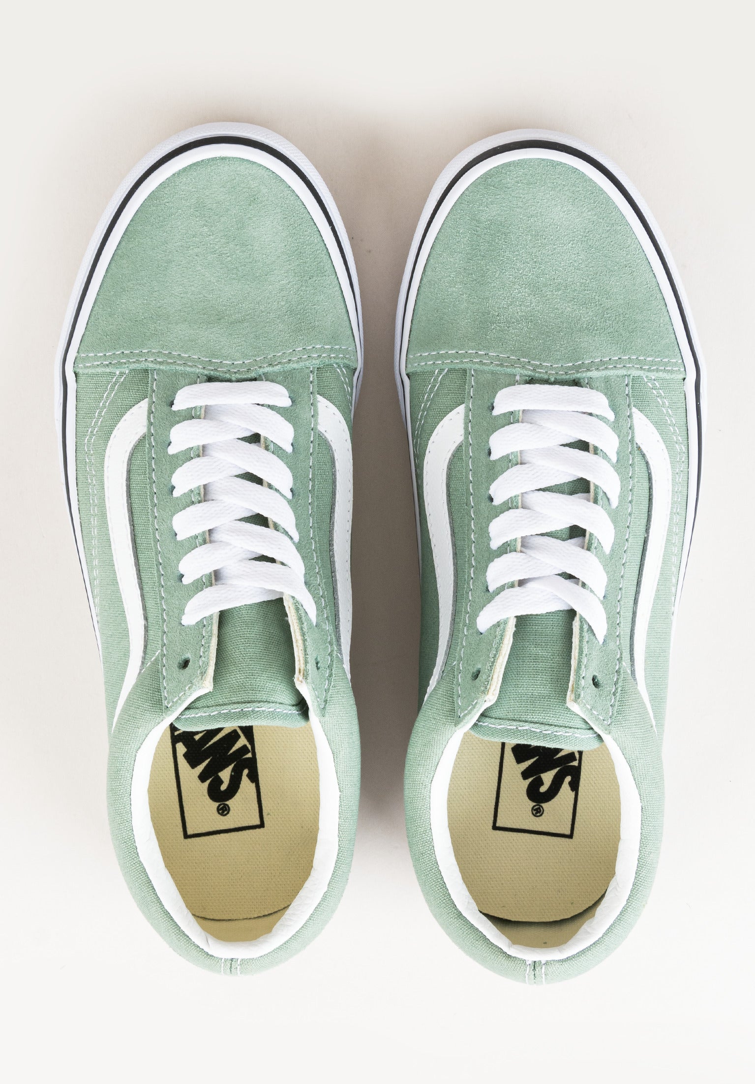 Old Skool Vans Womens Shoes in colortheoryiceberggreen for c TITUS