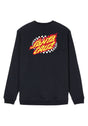Oval Check Flame black Vorderansicht