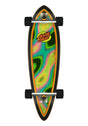 Oval Flame Lava Dot Pintail multicolored Vorderansicht