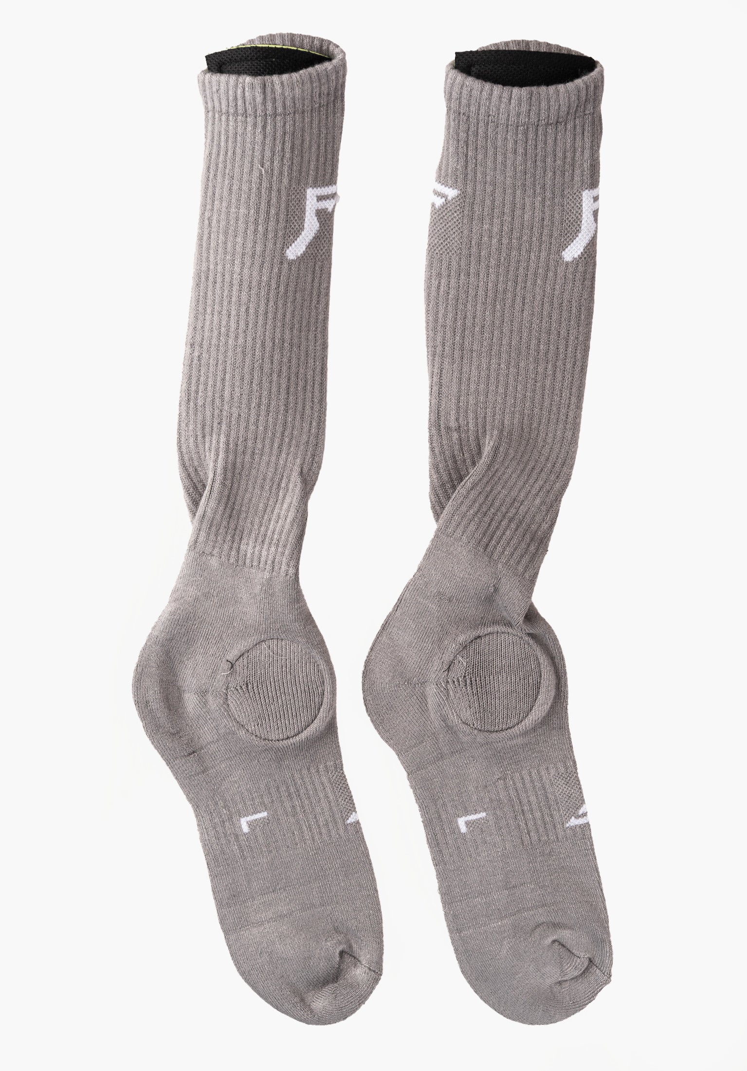 Painkiller Shin Socks Footprint Insoles Socks in grey – TITUS