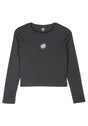 Partial Dot Emb blackwash Vorderansicht
