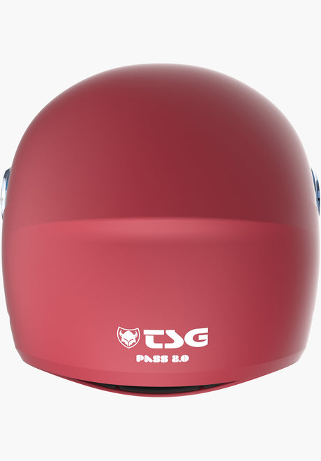 Pass Pro 2.0 Solid Color satin gentle red Rueckenansicht
