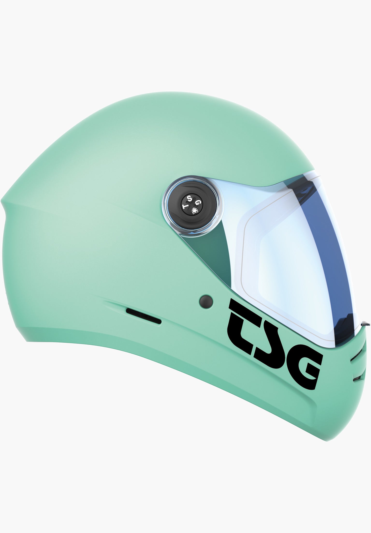 Pass Pro 2.0 Solid Color TSG Fullface Helmet in satin mint blue