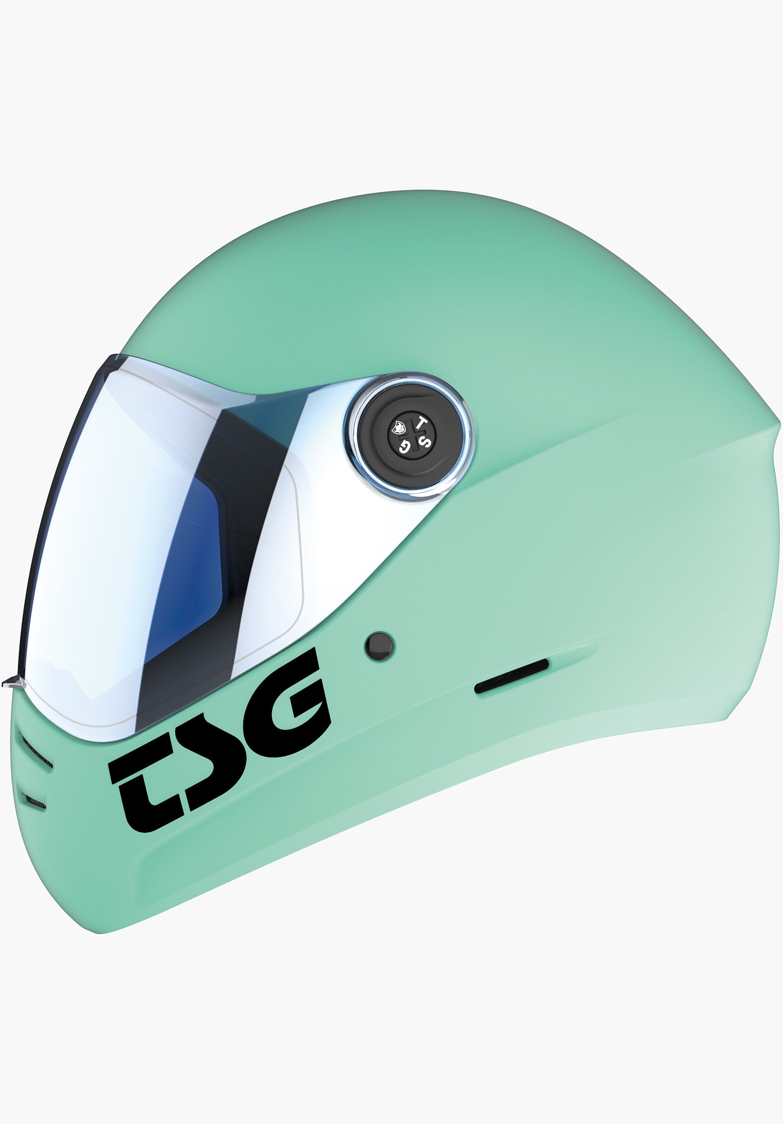 Pass Pro 2.0 Solid Color TSG Fullface Helmet in satin mint blue