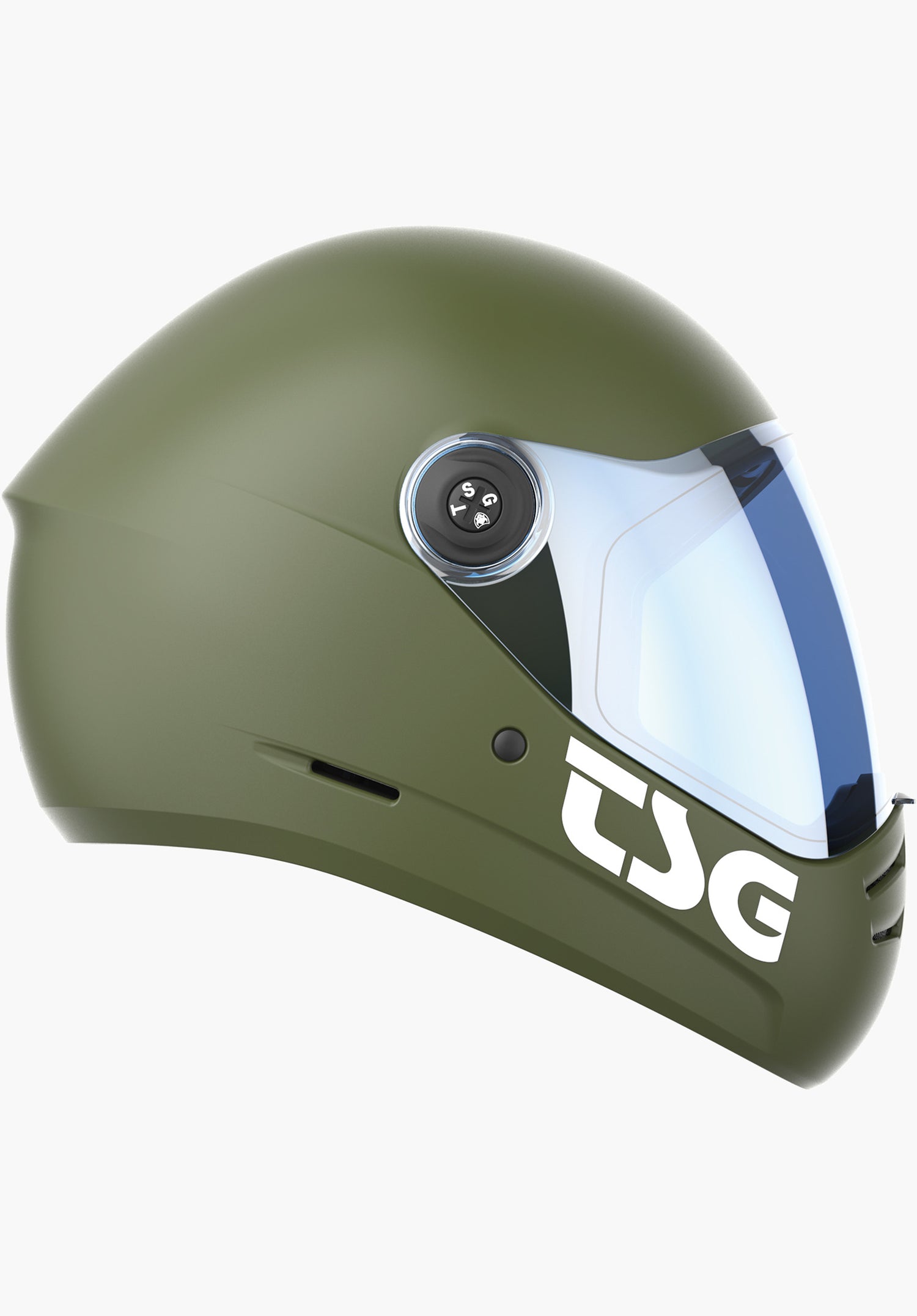 downhill longboard helmet v motorcycle Pass Pro 2.0 Solid Color TSG Fullface Helmet in satin olive – TITUS